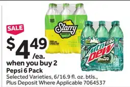 Stop&Shop Pepsi 6 Pack offer