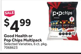 Stop&Shop Good Health or Pop Chips Multipack offer