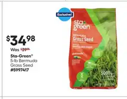 Lowe's Sta-Green 5-lb Bermuda Grass Seed offer