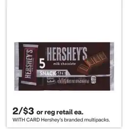 CVS Hershey's branded multipacks offer