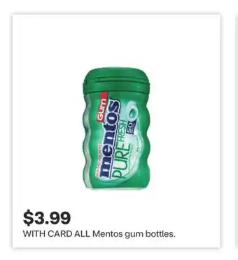 CVS ALL Mentos gum bottles offer