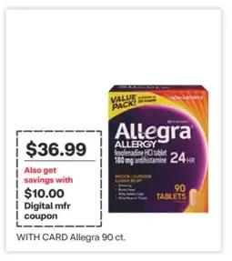 CVS Allegra 90 ct offer