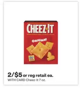 CVS Cheez-It 7 oz offer