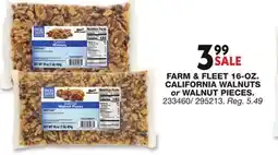 Blain's Farm & Fleet FARM & FLEET 16-OZ. CALIFORNIA WALNUTS or WALNUT PIECES offer