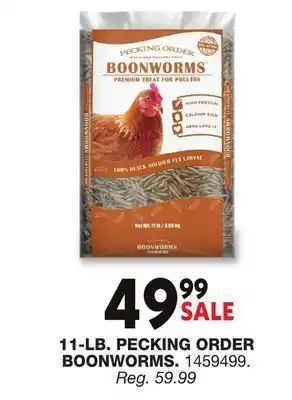 Blain's Farm & Fleet 11-LB. PECKING ORDER BOONWORMS offer