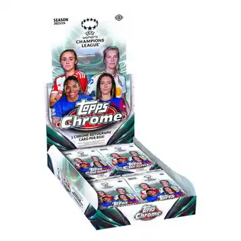 Walmart SALE!! 2023/24 Topps UEFA Women's Champions League Chrome Soccer Hobby Box Stock #235421 offer