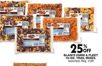 Blain's Farm & Fleet BLAIN'S FARM & FLEET 16-OZ. TRAIL MIXES offer