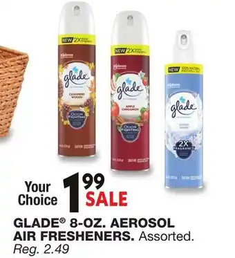 Blain's Farm & Fleet GLADE 8-OZ. AEROSOL AIR FRESHENERS offer