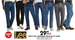 Blain's Farm & Fleet MEN'S LEE LEGENDARY REGULAR FIT JEANS offer