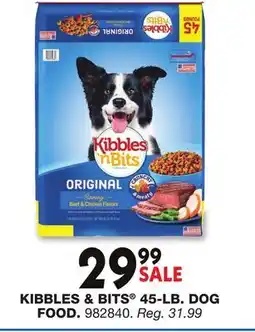 Blain's Farm & Fleet KIBBLES & BITS 45-LB. DOG FOOD offer