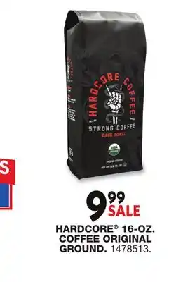 Blain's Farm & Fleet HARDCORE 16-OZ. COFFEE ORIGINAL GROUND offer