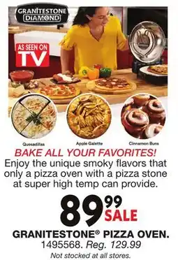 Blain's Farm & Fleet GRANITESTONE PIZZA OVEN offer