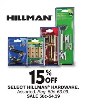 Blain's Farm & Fleet SELECT HILLMAN HARDWARE offer