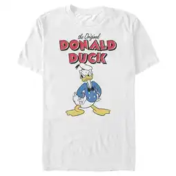 Walmart Men's Mickey & Friends Donald Duck Original Grump Graphic Tee White Large offer