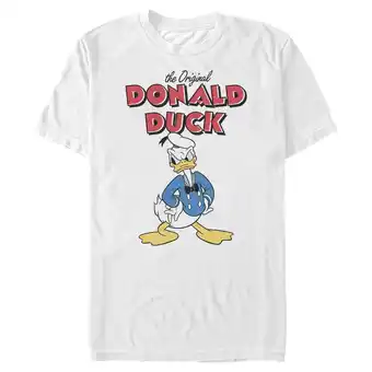 Walmart Men's Mickey & Friends Donald Duck Original Grump Graphic Tee White Large offer