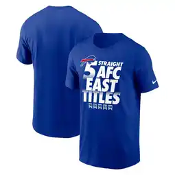 Walmart Men's Nike Royal Buffalo Bills Five-Straight AFC East Division Champions Our Time Is Now T-Shirt offer