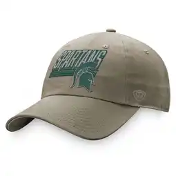 Walmart Men's Top of the World Khaki Michigan State Spartans Slice Adjustable Hat offer