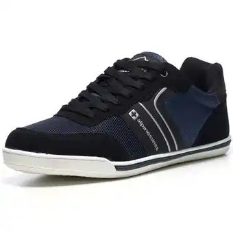 Walmart Alpine Swiss Liam Mens Fashion Sneakers Suede Trim Low Top Lace Up Tennis Shoes offer