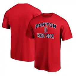 Walmart Men's Fanatics Red Boston Red Sox Heart & Soul T-Shirt offer