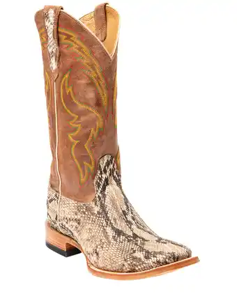 Walmart Cody James Men's Exotic Python Western Boot Broad Square Toe - BB28 10 EE US offer