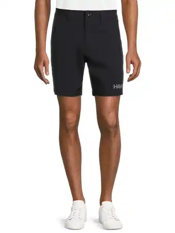 Walmart Tony Hawk Men's Flat Front Hybrid Shorts offer