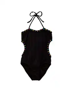 Walmart Peixoto girls Jules Beaded One-Piece, 2, Black offer