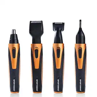 Walmart yelldesk Deals New Mustache And Beard Set Hair Cut Clipper Kit Ear Nose Groomer Shaver offer