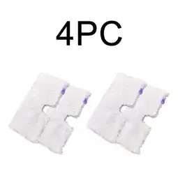 Walmart 4Pc For Shark S3500 S3501 S3601 Microfiber For Steam Mop Head Replacement Pad offer