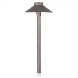 Walmart Wac Lighting 6042 Tiki 15 Tall Led Center Mount Path Light - Bronze offer