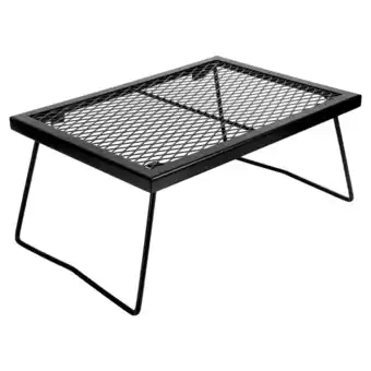 Walmart Portable Barbecue Grill Plate with Foldable Legs Grill Grate for BBQ Cooking Patio Beach Fishing offer