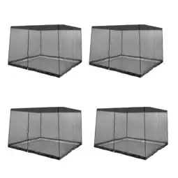 Walmart Z-Shade Bug Screen 13' x 13' Instant Gazebo Screenroom (Screen Only) (4 Pack) offer