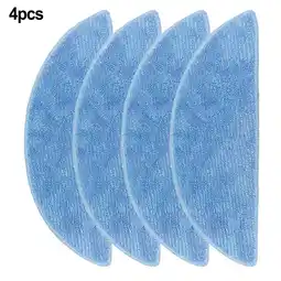 Walmart Essential Mop Cloth Replacement Set Of 4 For Bpmio B12 Robotic Vacuums -Random color offer