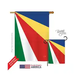 Walmart Breeze Decor 08316 Seychelles 2-Sided Vertical Impression House Flag - 28 x 40 in offer