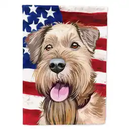 Walmart Irish Terrier American Flag Flag Canvas House Size offer