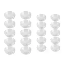 Walmart 20 Pcs Small Round Transparent Plastic Coin Capsules Box, 10 Pcs 33mm & 10 Pcs 40mm offer