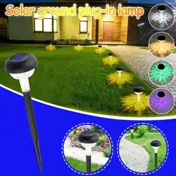 Walmart Ikohbadg Wireless LED Solar Garden Stake Light, Black offer