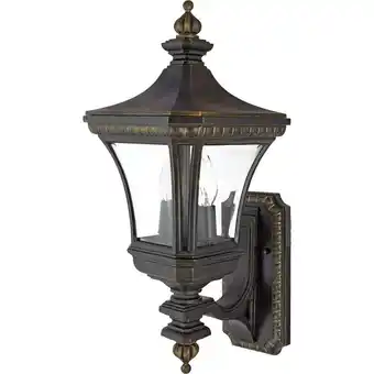 Walmart Quoizel Lighting - Two Light Outdoor Wall Lantern - Devon - 2 Light Medium Wall offer