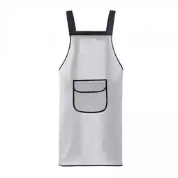 Walmart WeiLaiKeQi 6xCooking Apron Baking Apron Water Oil Apron Sturdy Gardening Apron 90cm White offer