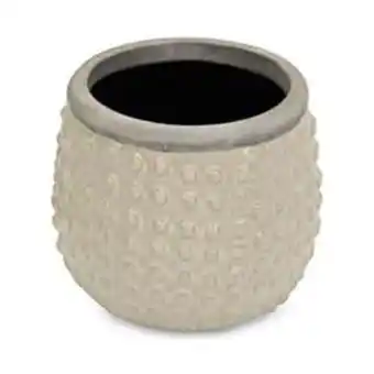 Walmart Cheungs 5743S Osanna Curved Beige Ceramic Pot - Small offer