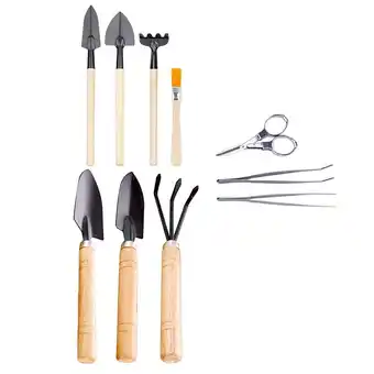 Walmart 10Pcs Multifunctional Bonsai Growing Tool Wooden Mini Gardening Supply offer