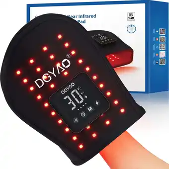 Walmart 2025 Red Light for Hand Pad - Body and Muscle Relaxation Large Pad with Near Infrared Light Home Use offer