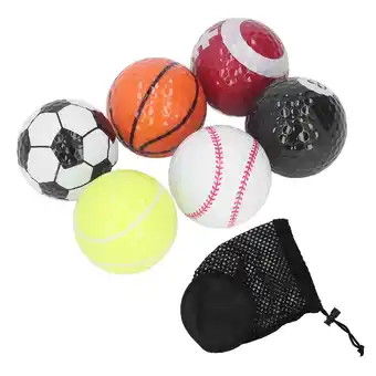 Walmart 6pcs for Enhanced Practice, Unique Designs, Ideal Golf Gifts Colorful Golf Training Balls Set offer