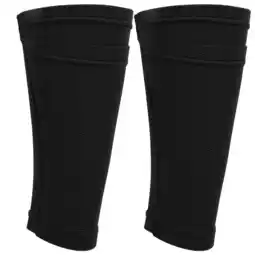 Walmart 1 Pair Soccer Shin Guard Socks Double Layer Shin Pad Sleeves for Football Training BlackAdult / L offer