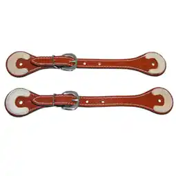 Walmart Hilason Russet Leather Spur Straps 1 Ply Stitched Skirting Leather Rawhide Trim offer