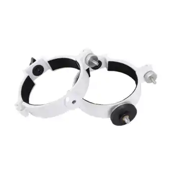 Walmart Kokiya 2x Telescope Tube Mounting Rings Sturdy White Easy to Install Metal for 80DX offer