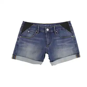 Walmart Articles of Society Womens Cuffed Casual II Denim Shorts, Blue, Maternity, 26 offer