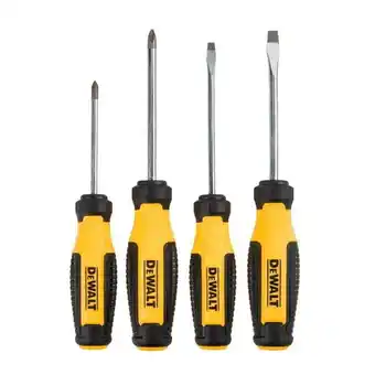 Walmart Stanley, Steel 12.90 x 6.10 x 1.50 Inches Ergonomic Bi Material Screwdriver Set 4 Piece offer