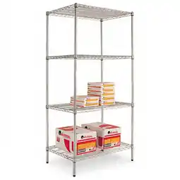 Walmart Alera Industrial Wire Shelving Starter Kit - Silver offer