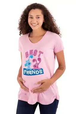 Walmart Blues Clues Magenta Best Friends Women's Maternity T Shirt Tee Brisco Brands S offer