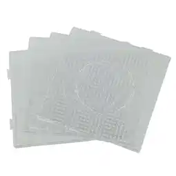 Walmart 4pcs ABC Clear 145x145mm Square Large Pegboards Board for Hama Fuse Perler Bead offer